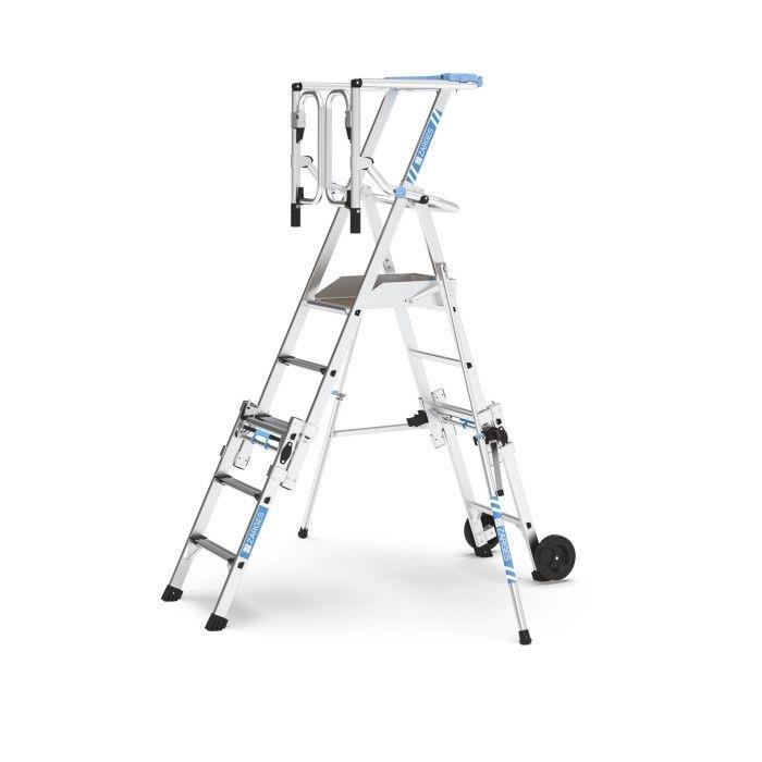 ZARGES ZAP Masterflex Plus S – verstelbare platformtrap tot 5,05 meter werkhoogte